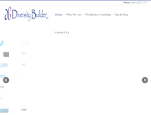 Tablet Screenshot of diversitybuilder.com